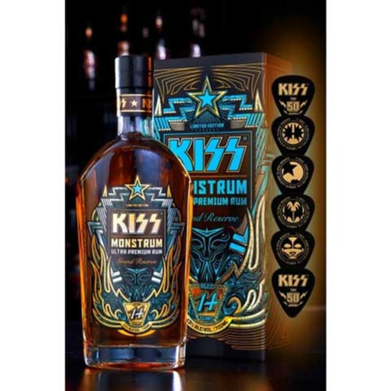 KISS Monstrum Rum 700ML BTL W/ 50th Anniversary Picks