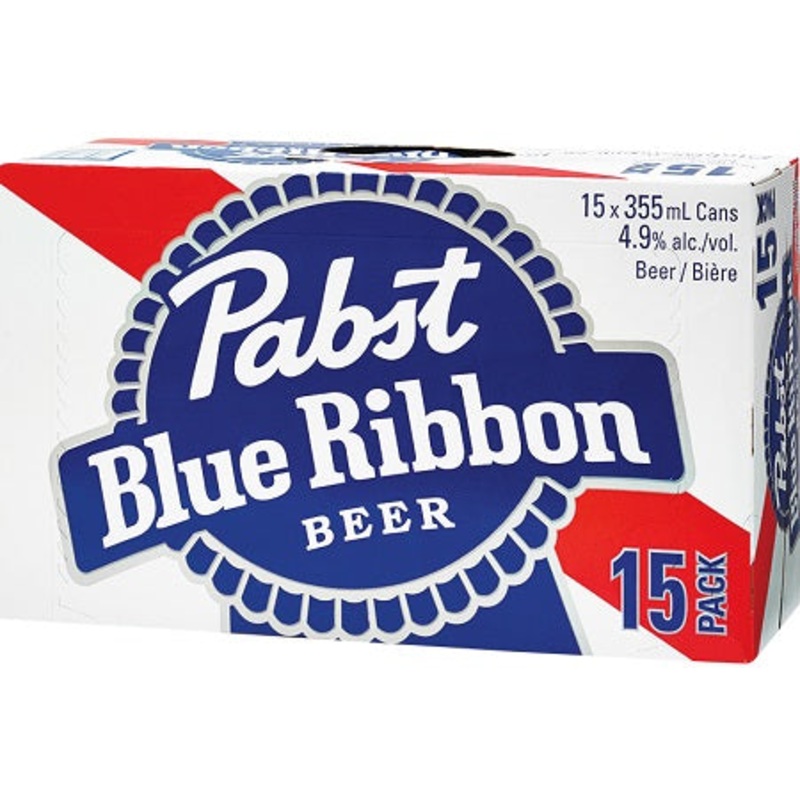 PABST BLUE RIBBON 15 PACK 355M