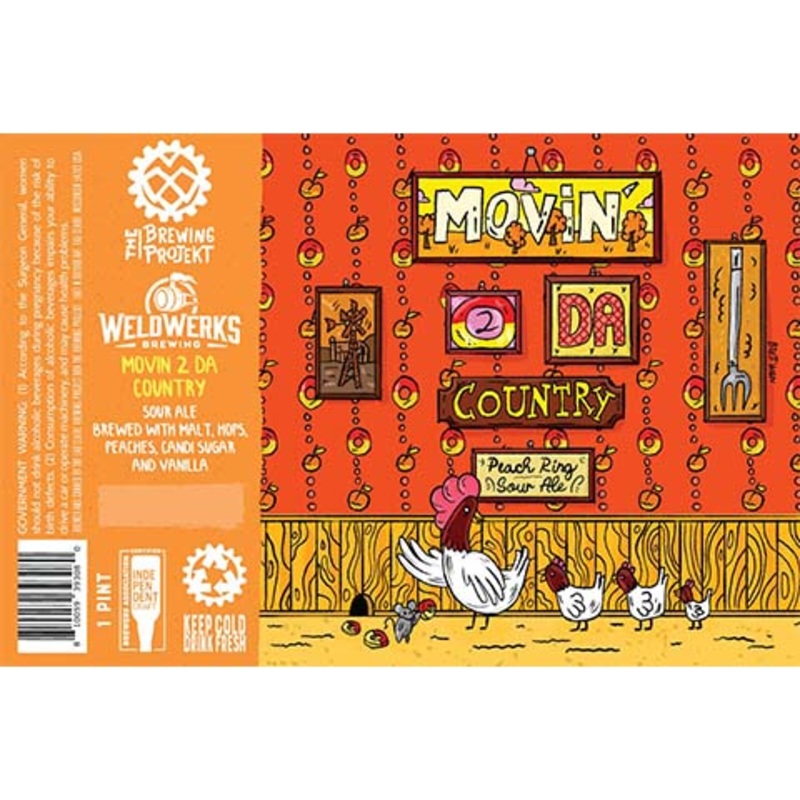 The Brewing Projekt Movin’ 2 Da Country Sour 16OZ SINGLE CAN