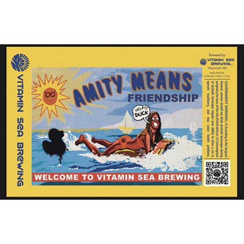 Vitamin Sea Amity Means Friendship IPA 16OZ SINGLE CAN
