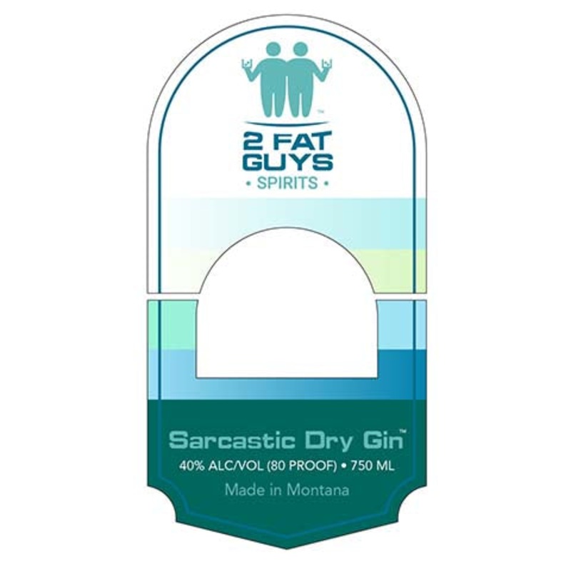 2 Fat Guys Sarcastic Dry Gin 750ML BTL