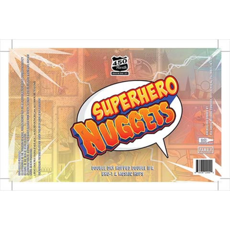 450 North Superhero Nuggets DDH DIPA 16OZ SINGLE CAN