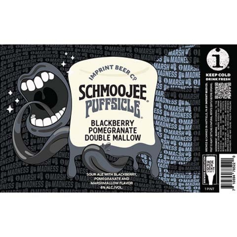 Imprint Schmoojee Puffsicle – Blackberry, Pomegranate, Double Mallow 16OZ SINGLE CAN