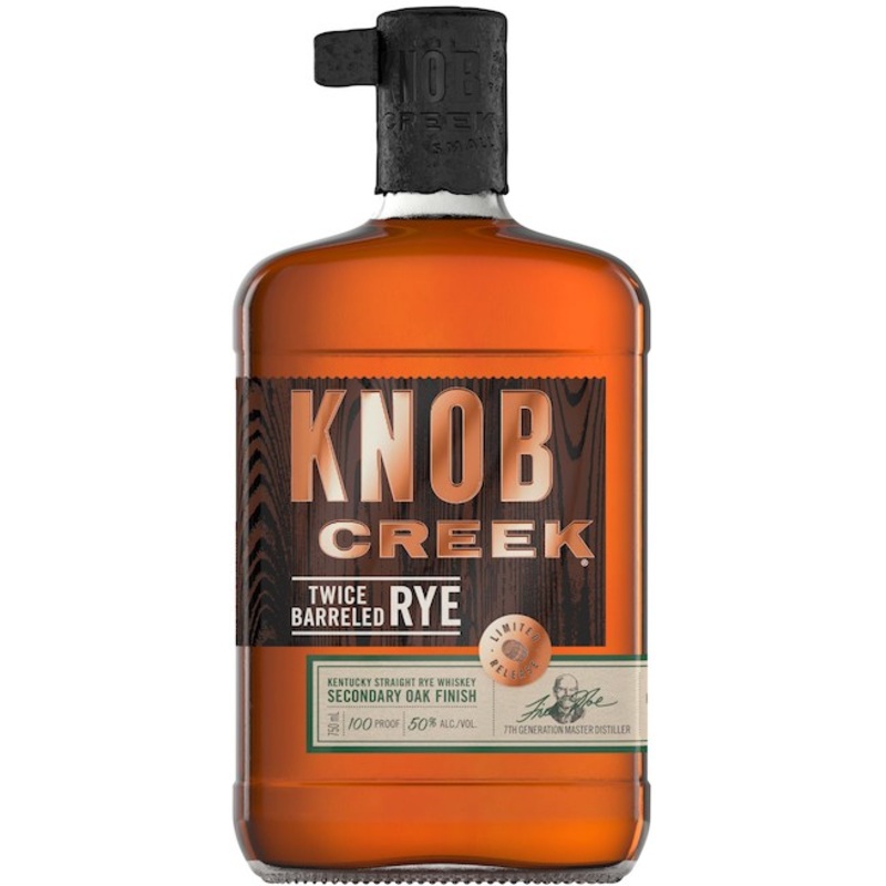 KNOB CREEK TWICE BARRELED RYE 750 ML