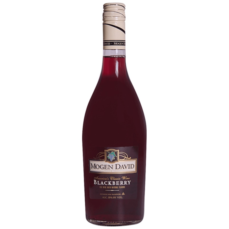 MOGEN DAVID BLACKBERRY FLAVORED WINE 750ML 750ML