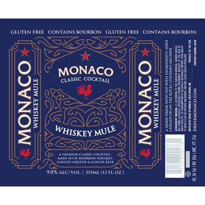 Monaco Whiskey Mule 12OZ SINGLE CAN