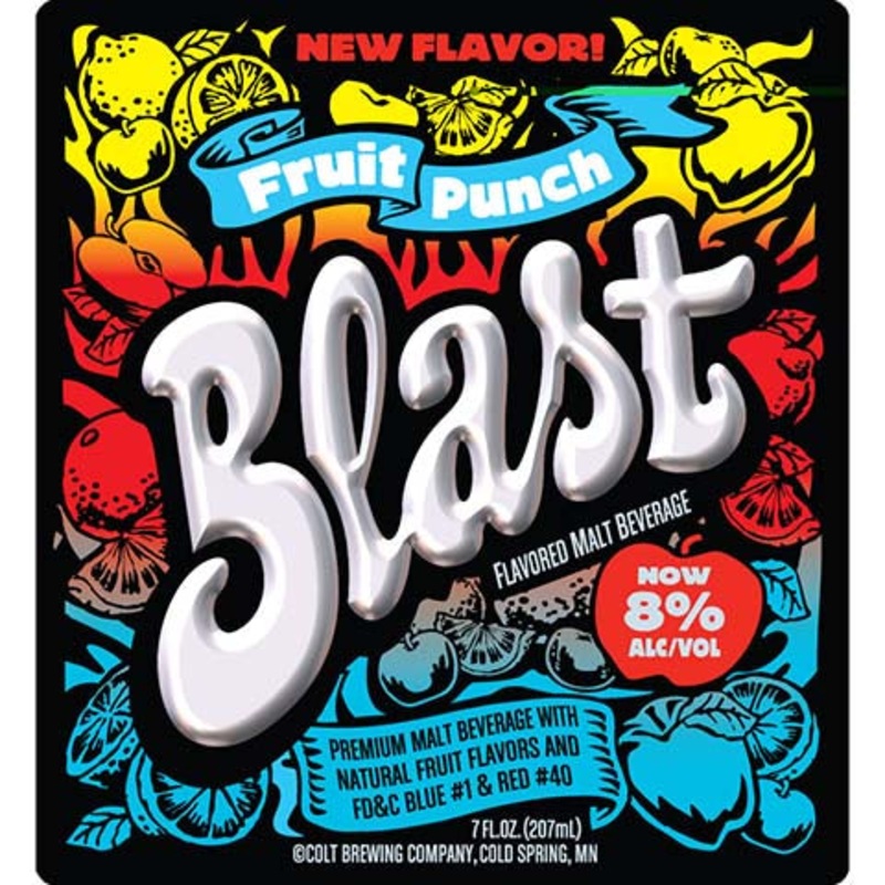 Pabst Blast by Colt 45 (Fruit Punch) 7OZ BTL