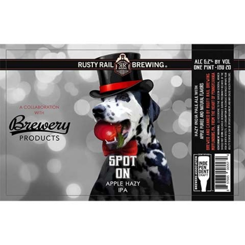 Rusty Rail Spot On Hazy IPA 16OZ SINGLE CAN