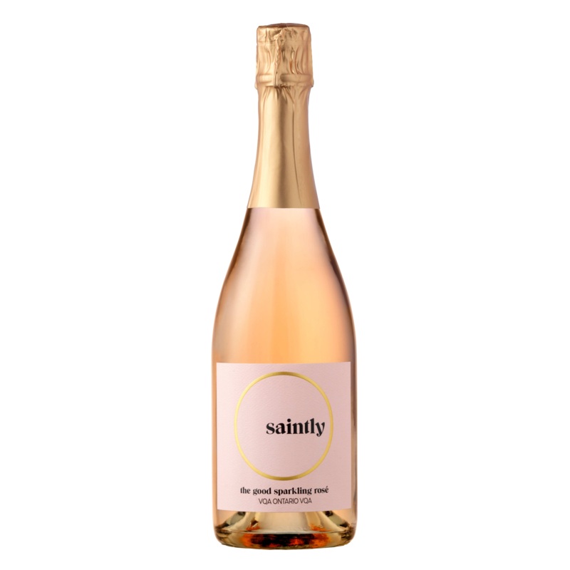 SAINTLY THE GOOD SPARKLING ROSE VQA 750ML @ Deerfoot City [1035333] 750 ml