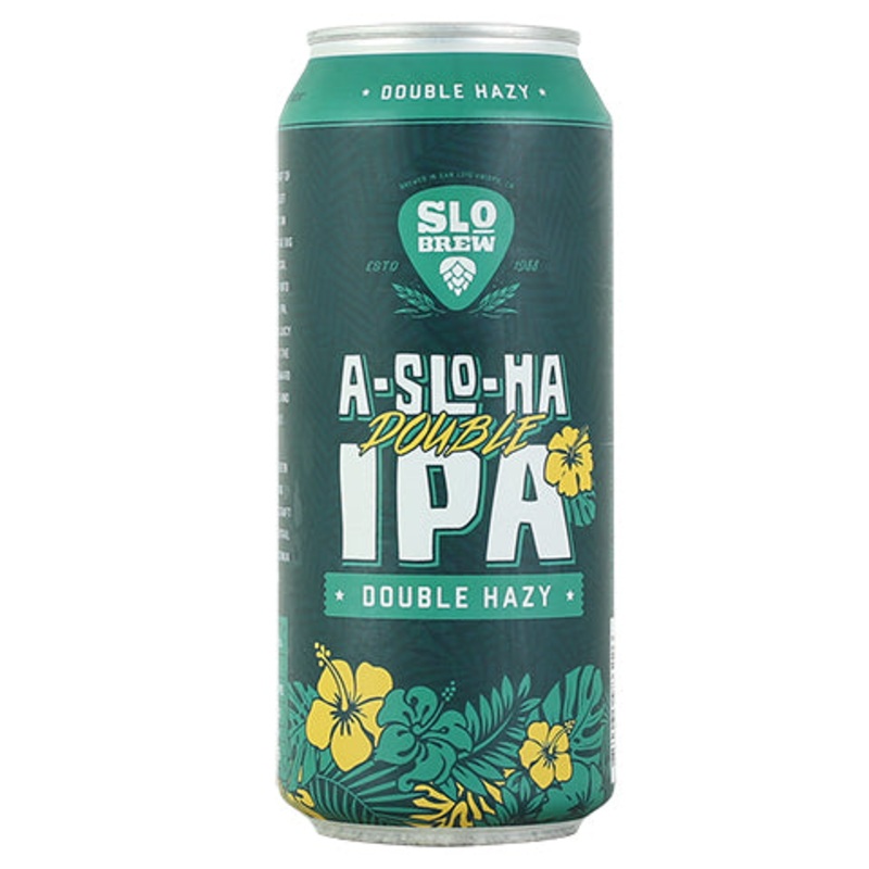 Slo Brew A-SLO-Ha Double Hazy IPA 16OZ SINGLE CAN