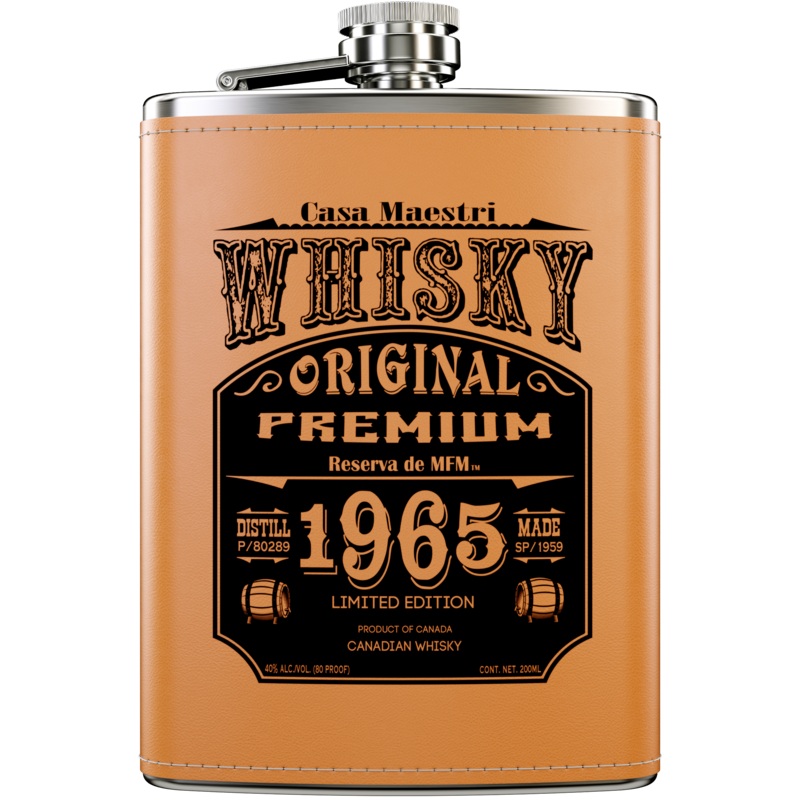 Casa Maestri Whiskey Flask 1965 200ML 200ml Bottle