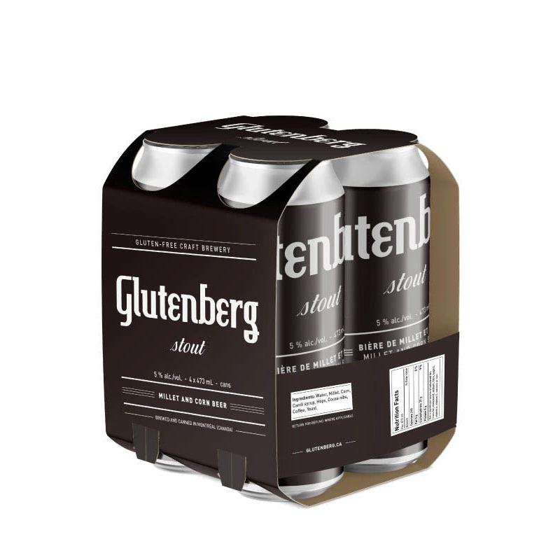 GLUTENBERG STOUT 473ML 4PK CAN @ Emerald Hills [1011203] 1892 ml