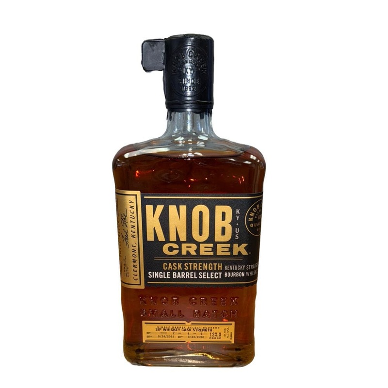 Knob Creek Cask Strength “Knob Island” Sip Whiskey Single Barrel Select 122.3 Proof
