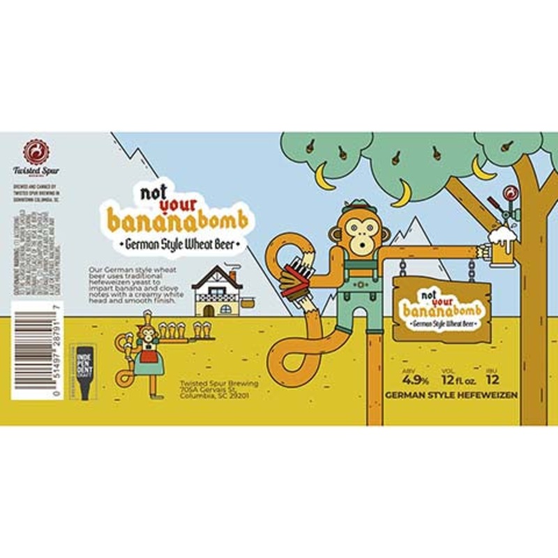 Not Your Bananabomb German-Style Wheat Beer 12OZ SINGLE CAN