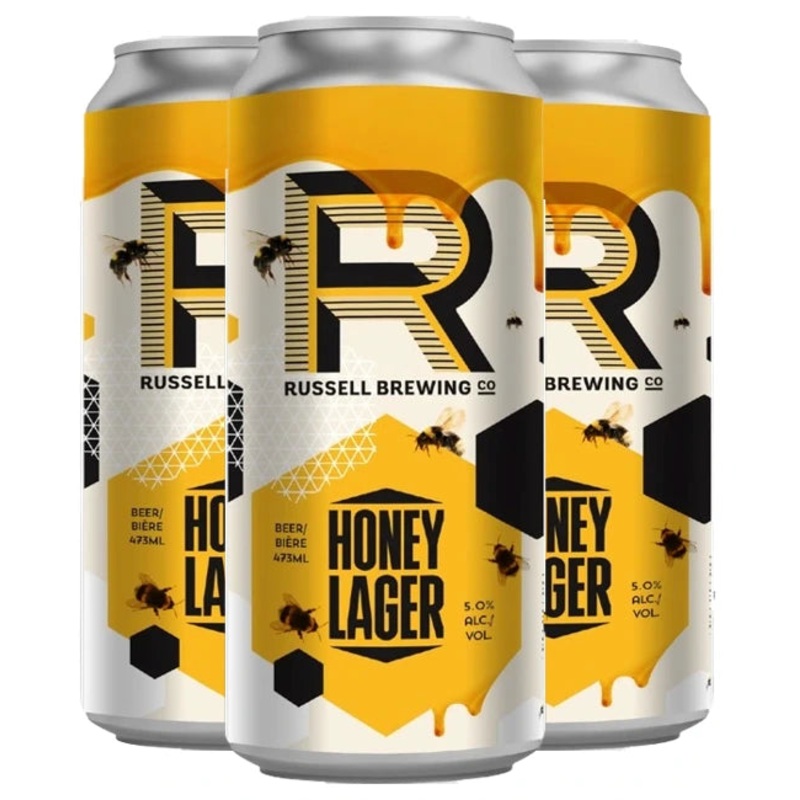 RUSSELL HONEY LAGER 473ML 4PK CAN @ Windermere [1051614] 1892 ml