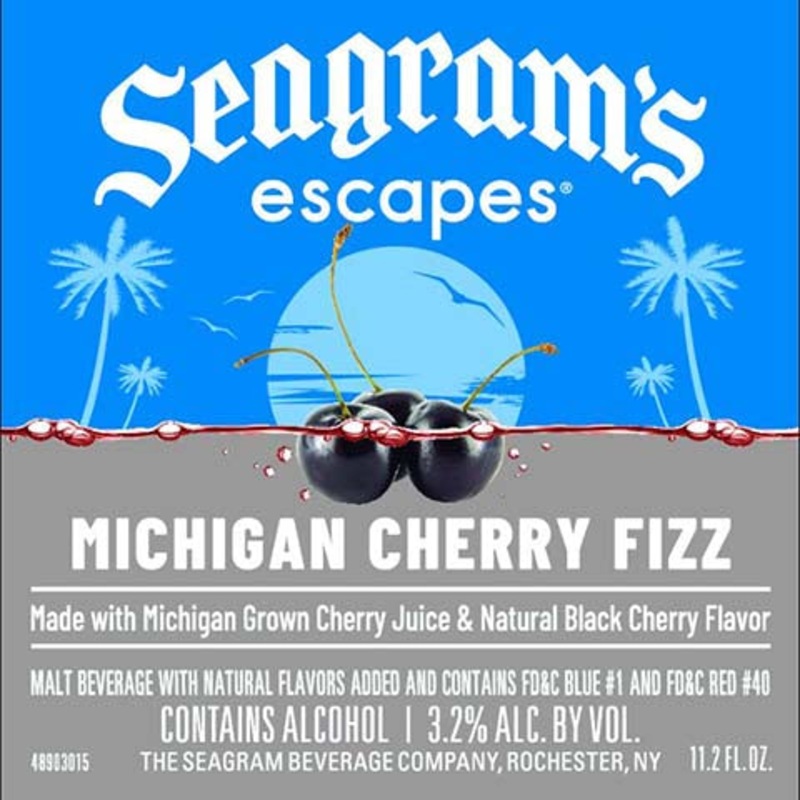 Seagrams Michigan Cherry Fizz 330ML BTL