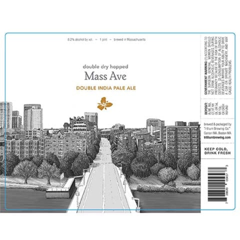 Trillium DDH Mass Ave DIPA 16OZ SINGLE CAN