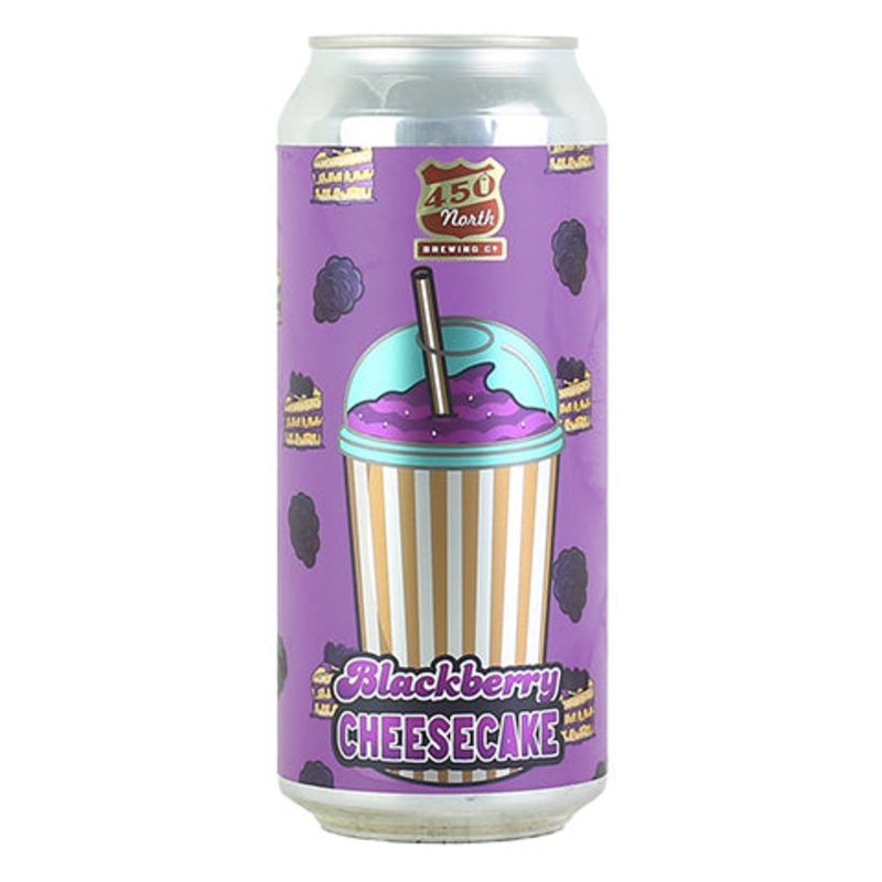450 North Supersize Blackberry Cheesecake Sour Ale 16OZ SINGLE CAN