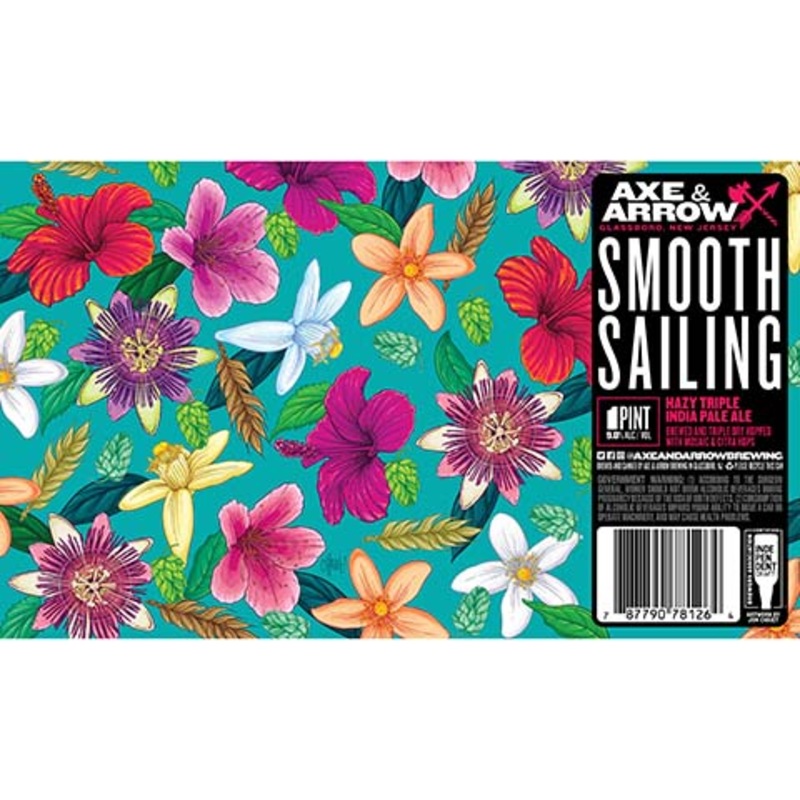 Axe & Arrow Smooth Sailing Hazy TIPA 16OZ SINGLE CAN