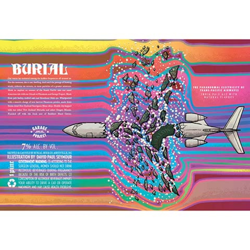 Burial The Paranormal Electricity of Trans-Pacific Airwaves 16OZ SINGLE CAN