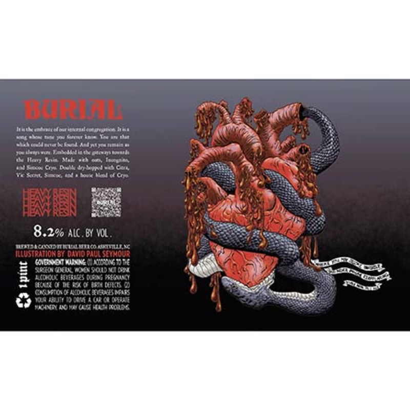 Burial Where You May Become Invisible and Never Imagine Reappearing DIPA 16OZ SINGLE CAN