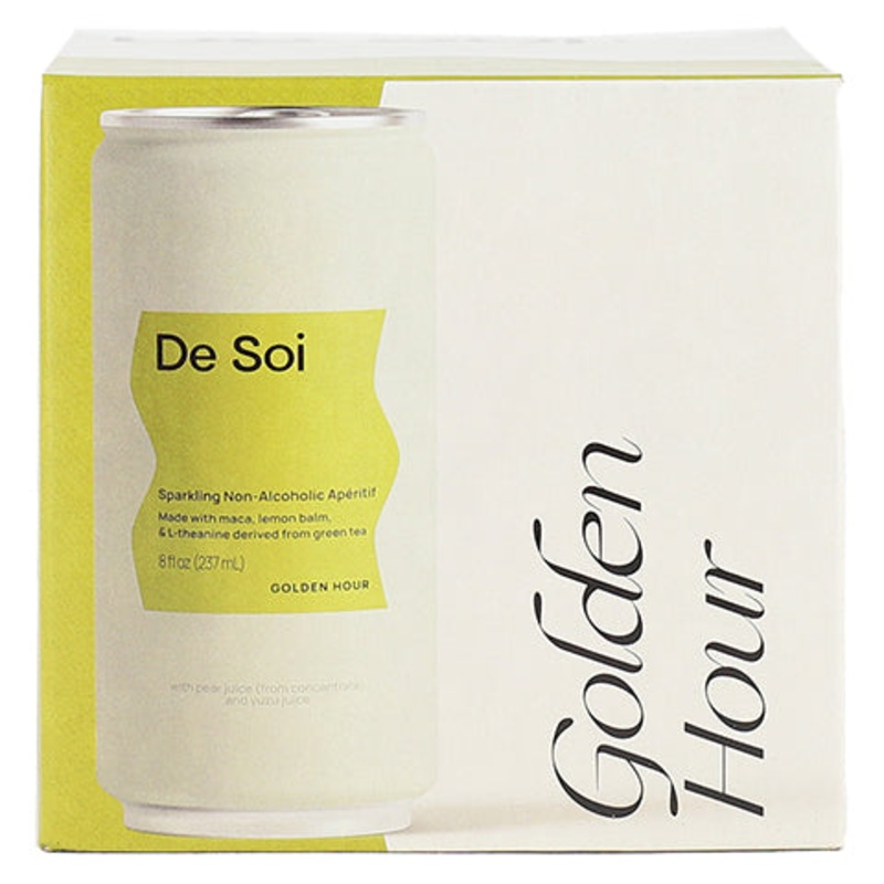 De Soi ‘Golden Hour’ Sparkling Non-Alcoholic Aperitif 4PK 8OZ CAN