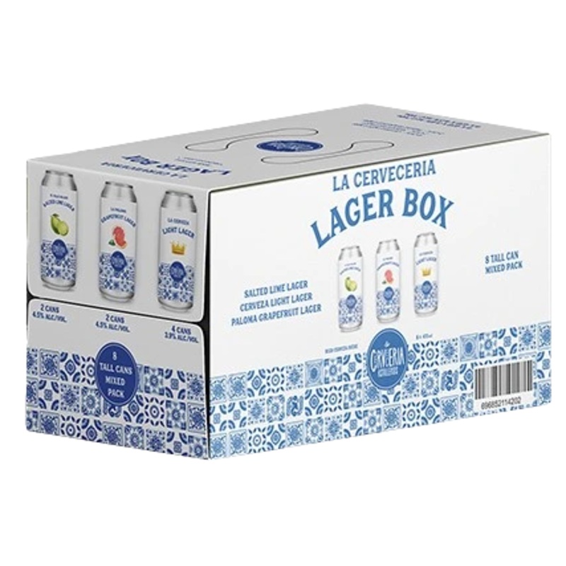 LA CERVECERIA LAGER MIX PACK 473ML 8PK CAN @ Windermere [1052360] 3784 ml