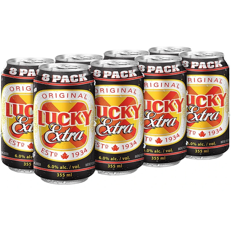 LUCKY EXTRA 355ML 8PK CAN @ Kelowna [1002553] 2840 ml