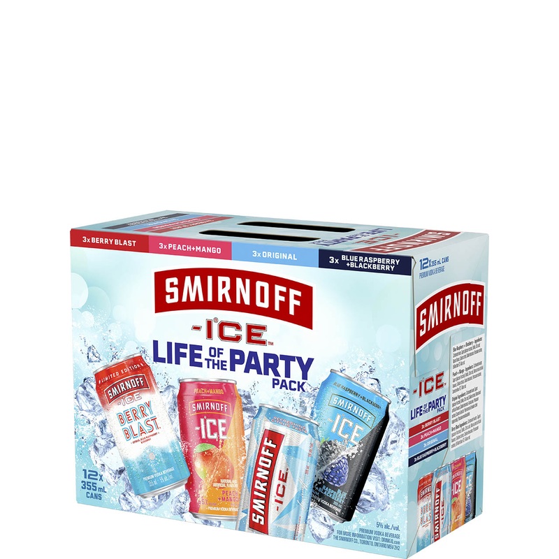 SMIRNOFF ICE PARTY PACK 12 CANS
