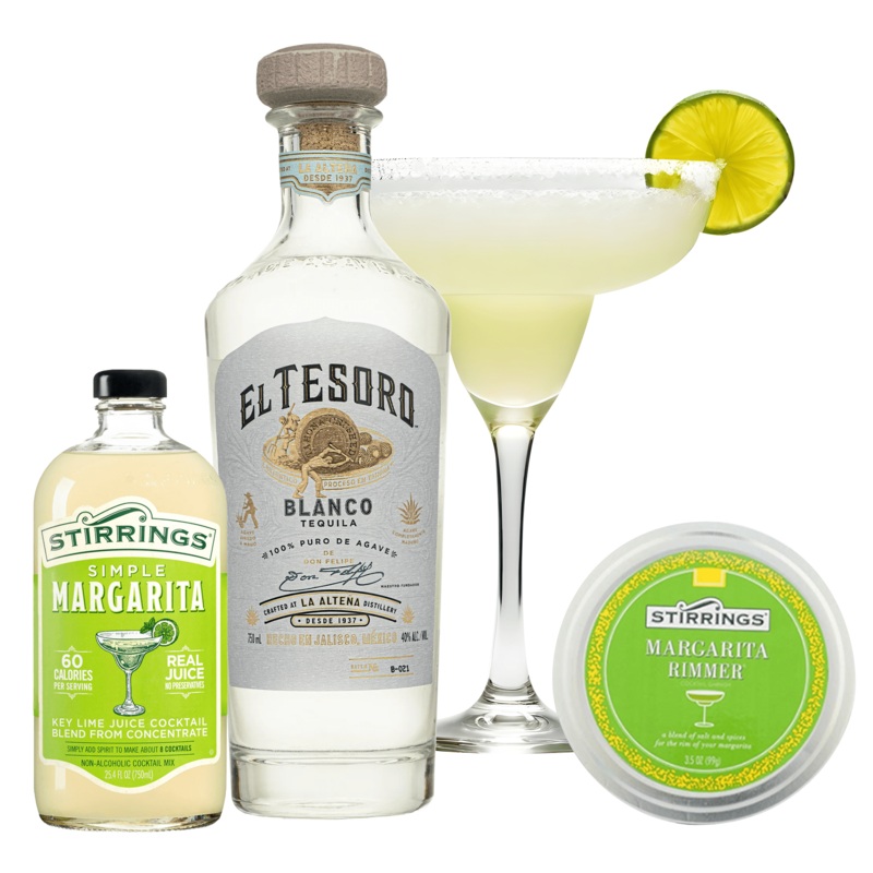 El Tesoro Tequila Margarita Gift Set Cheers to You