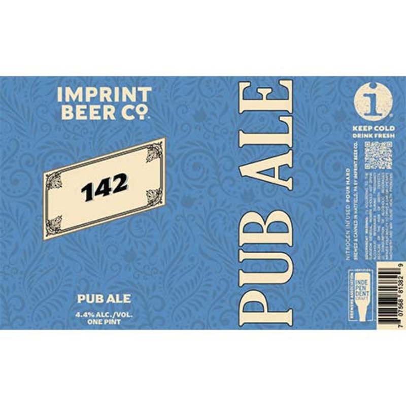 Imprint 142 Pub Ale 16OZ SINGLE CAN