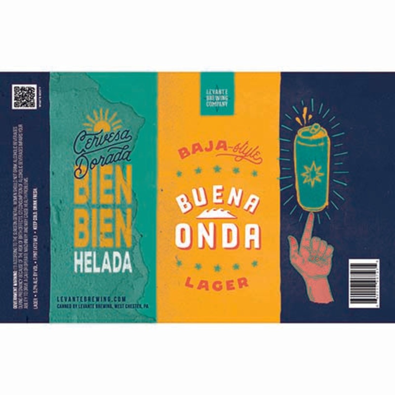 Levante Buena Onda Baja Lager 16OZ SINGLE CAN
