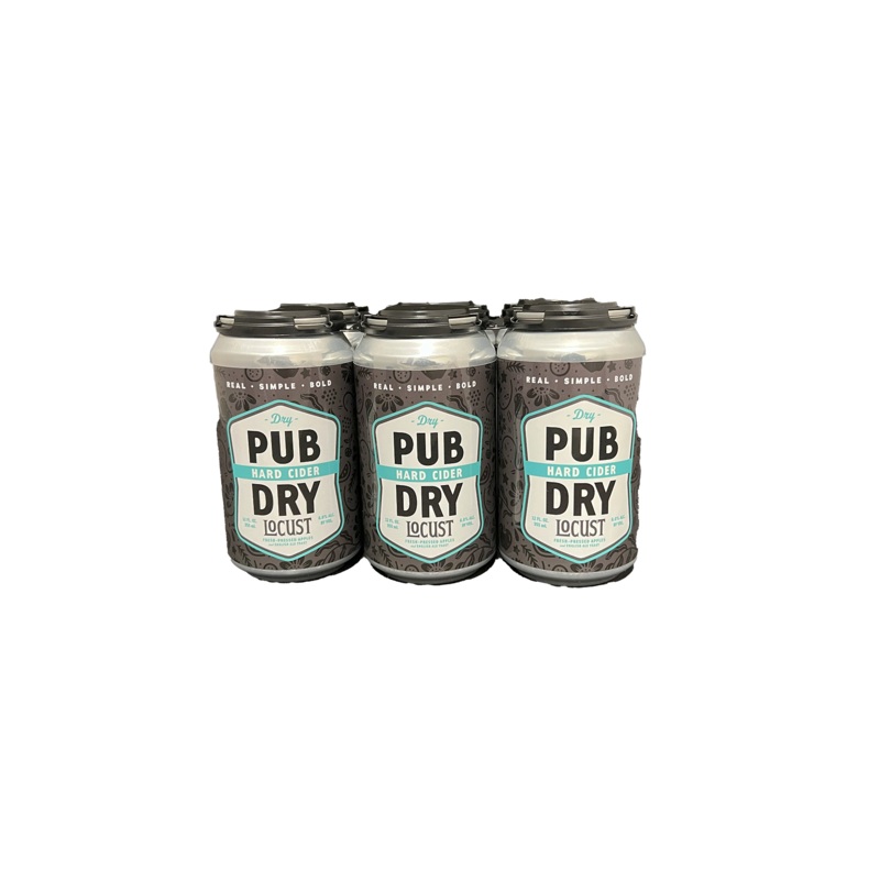 Locust Cider Pub Dry 6 Pack Cans