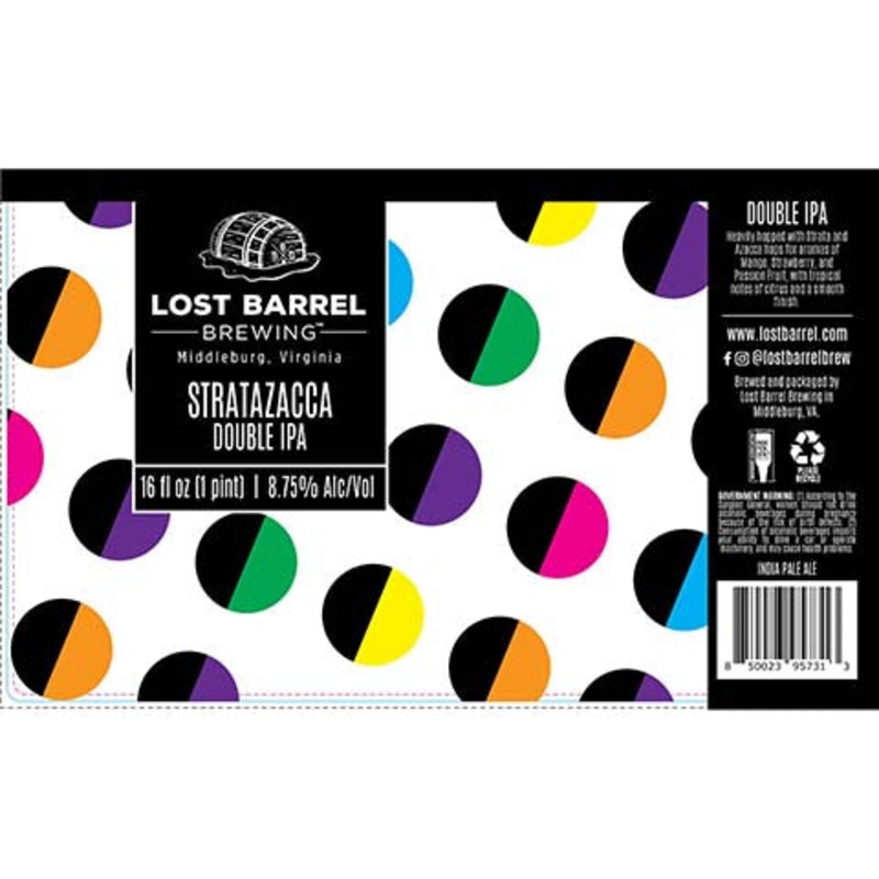 Lost Barrel Stratazacca DIPA 16OZ SINGLE CAN