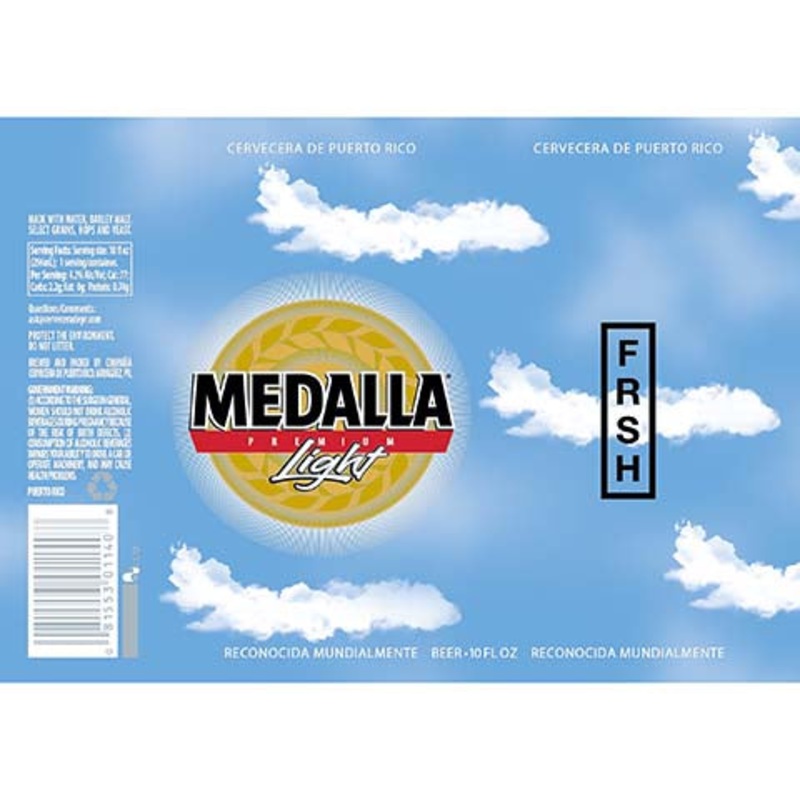 Medalla Light FRSH Blue 10OZ SINGLE CAN
