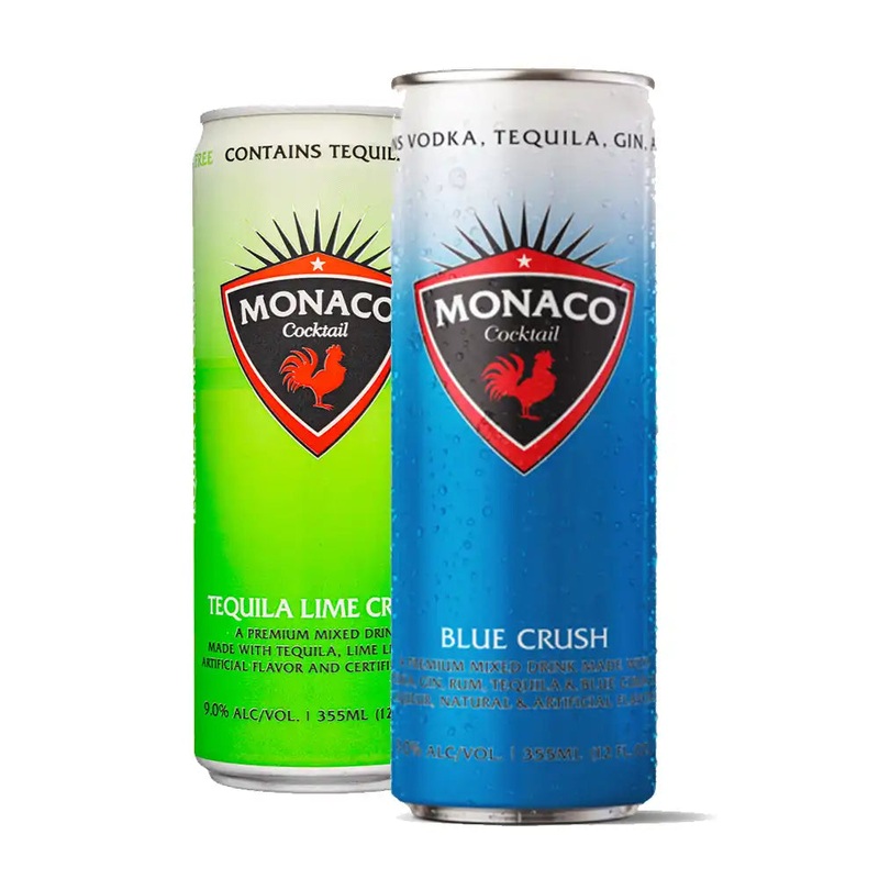 Monaco Ready-To-Drink Cocktails Blue Crush 12oz Can