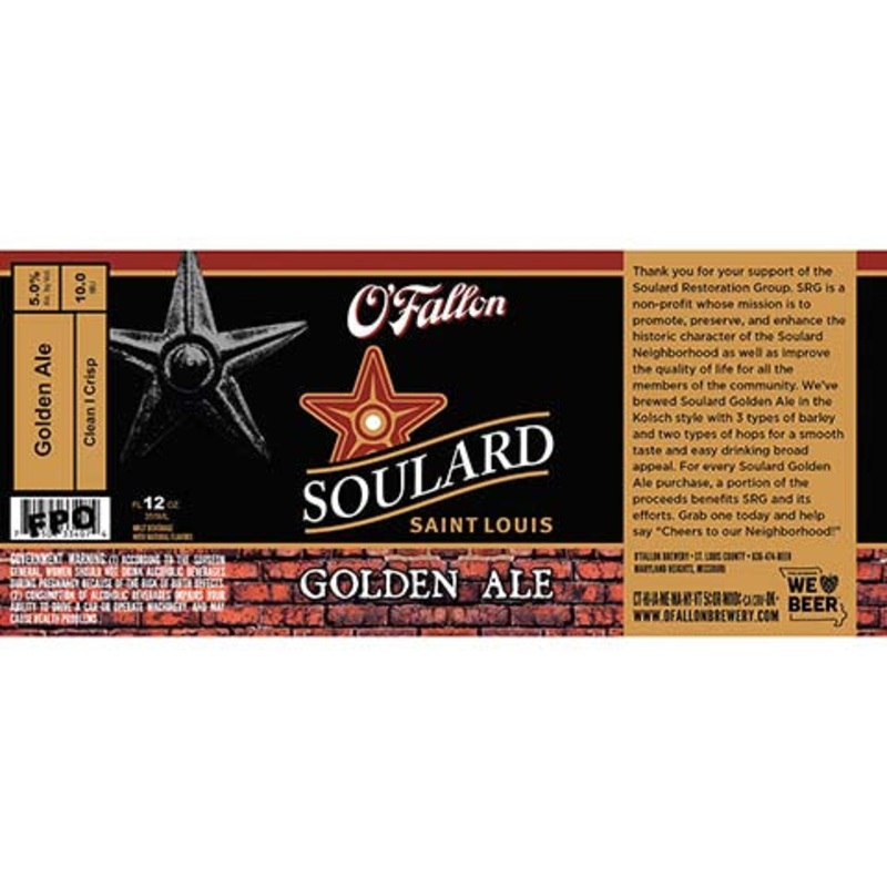 O’Fallon Soulard Golden Ale 12OZ SINGLE CAN