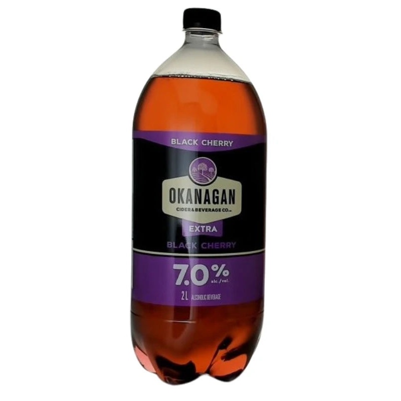 OKANAGAN CIDER EXTRA BLACK CHERRY 2L BT @ Sage Hill [1008116] 2000 ml