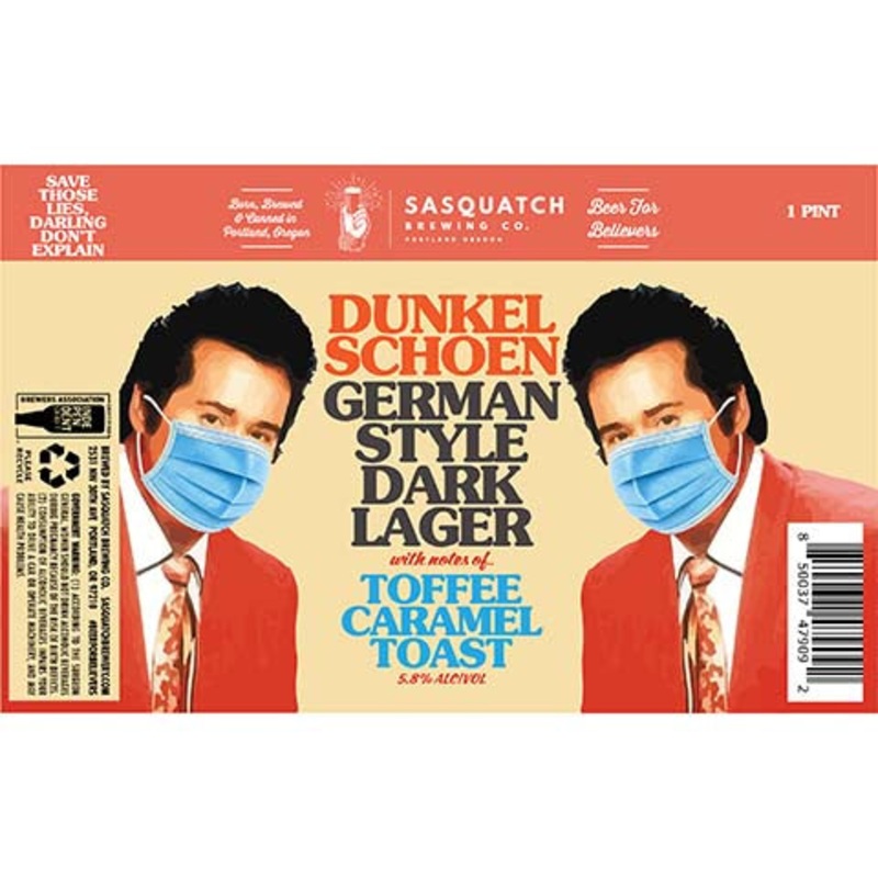 Sasquatch Dunkel Schoen German Style Dark Lager 16OZ SINGLE CAN