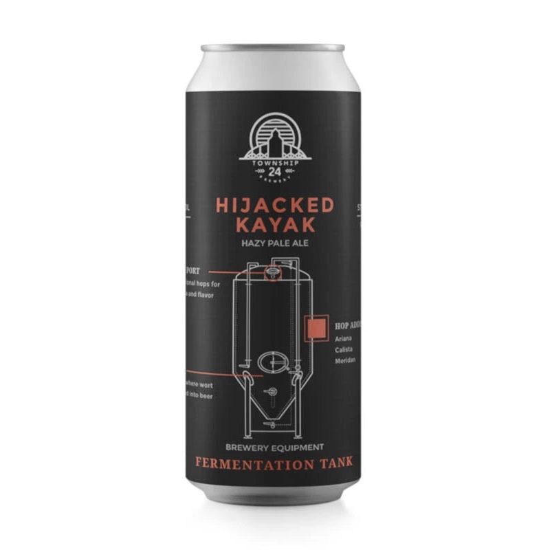 TOWNSHIP 24 HIJACKED KAYAK HAZY PALE ALE 473ML 4PK CAN @ Emerald Hills [1033243] 1892 ml
