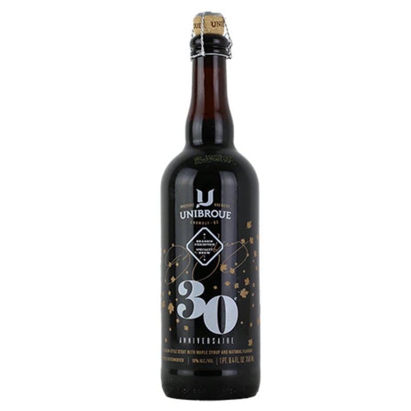 Unibroue 30 Anniversaire Belgian Stout 750ML BTL