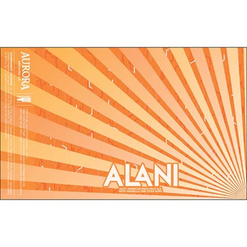 Aurora Alani Hazy IPA 16OZ SINGLE CAN