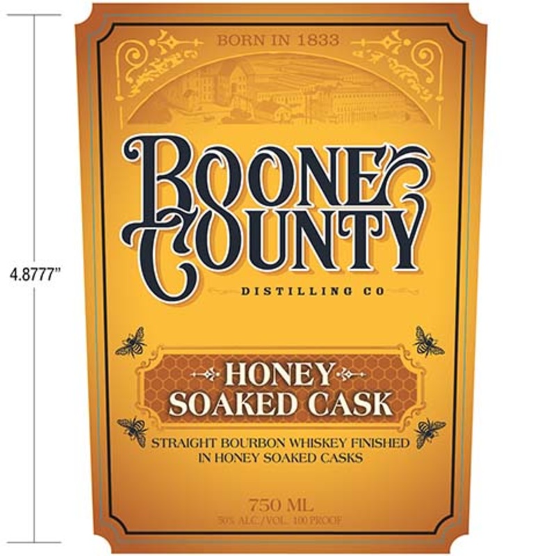 Boone County Honey Soaked Cask Straight Bourbon Whiskey 750ML BTL