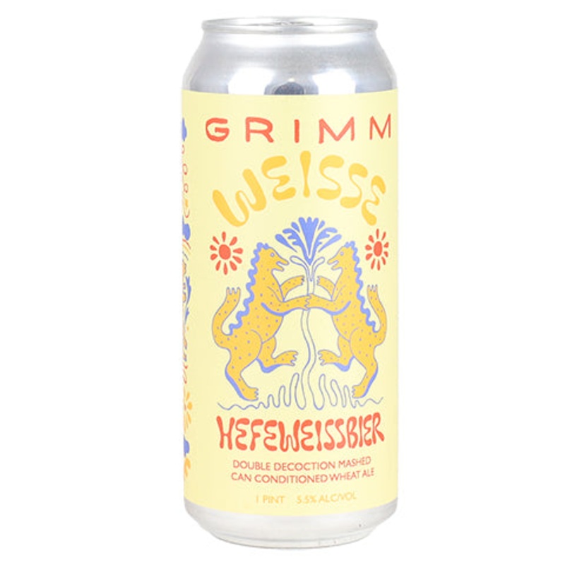 Grimm Weisse Hefeweissbier 16OZ SINGLE CAN