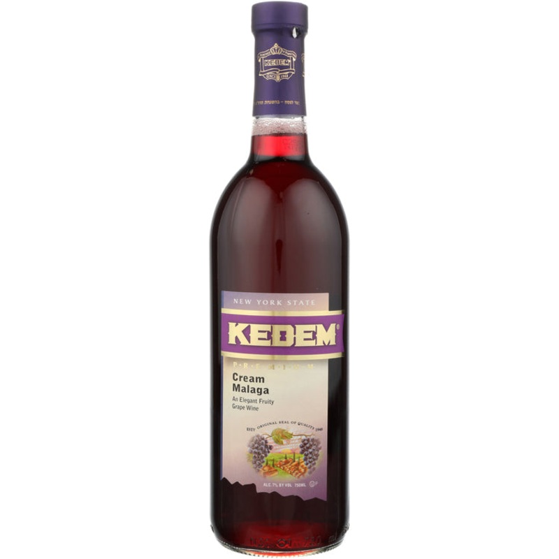 KEDEM CREAM MALAGA WINE NEW YORK 750ML 750ML