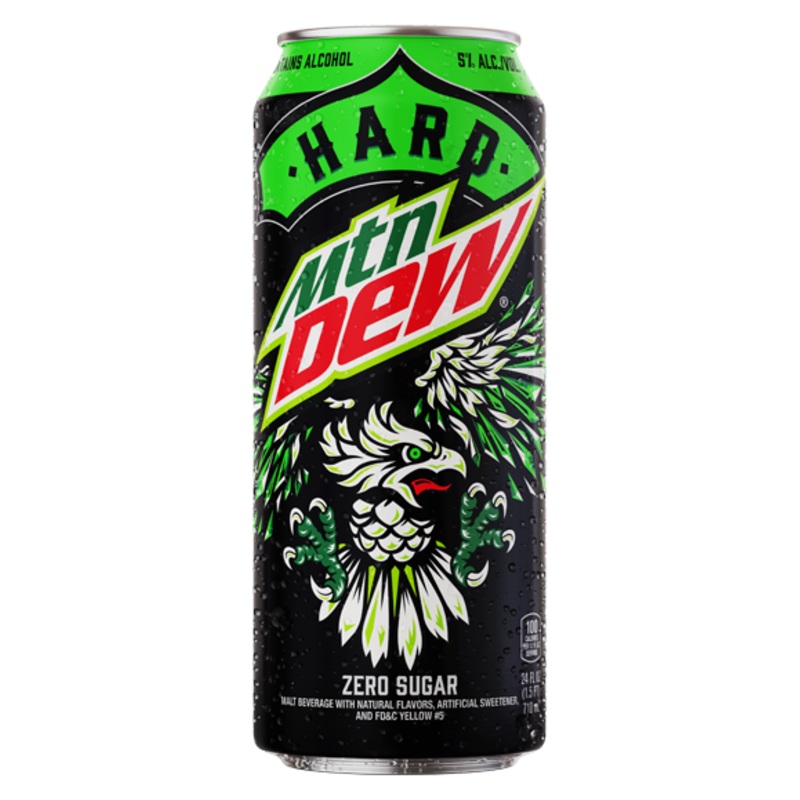 Malt 24oz Hard Mtn Dew zero sugar