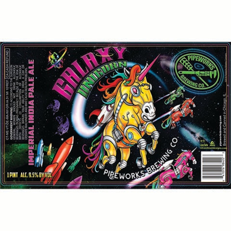Pipeworks Galaxy Unicorn Imperial IPA 16OZ SINGLE CAN