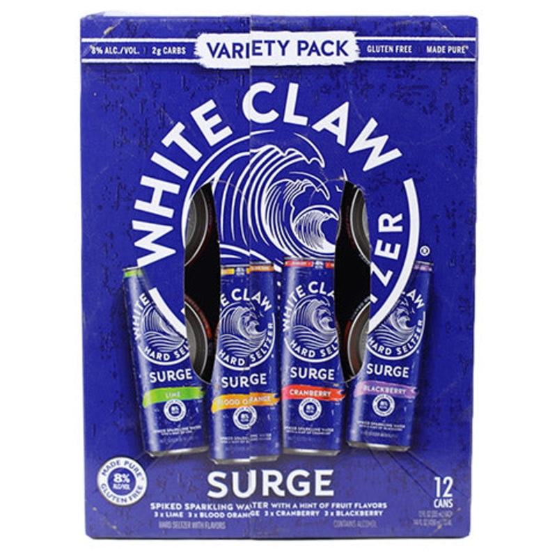 White Claw Hard Seltzer Surge Variety Pack 12PK 12OZ CAN
