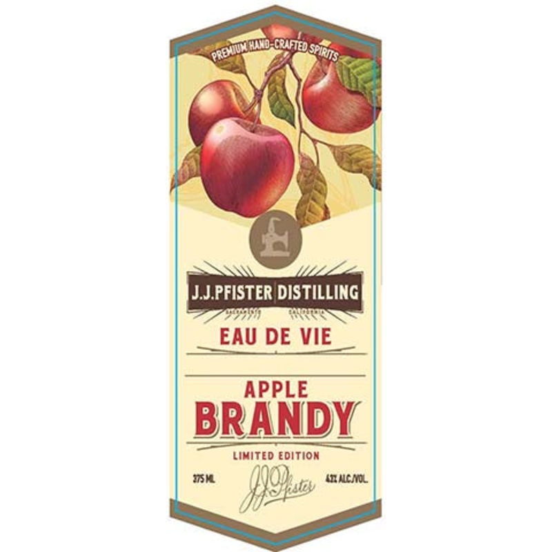 J.J. Pfister Apple Brandy 375ML BTL