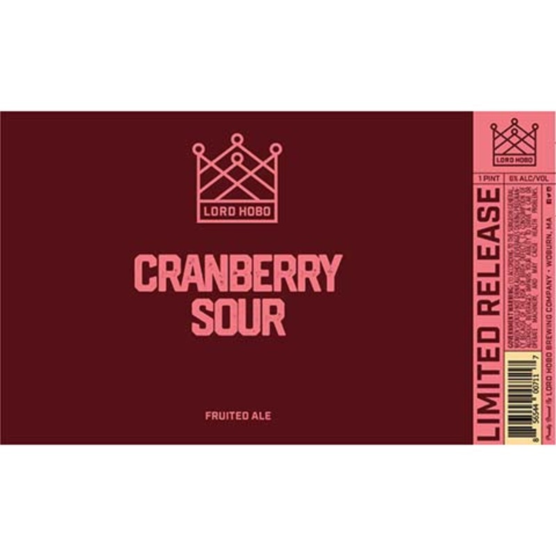 Lord Hobo Cranberry Sour Ale 16OZ SINGLE CAN